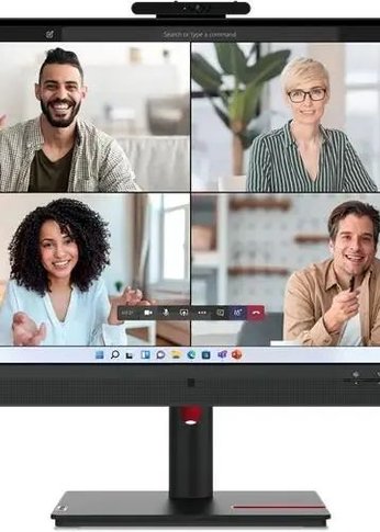 Монитор 27" Lenovo ThinkVision T27hv-30 черный IPS LED 4ms 16:9 HDMI M/M Cam матовая HAS Piv 1000:1 300cd 178гр/178гр 2560x1440 75Hz DP 2K USB 7.9кг