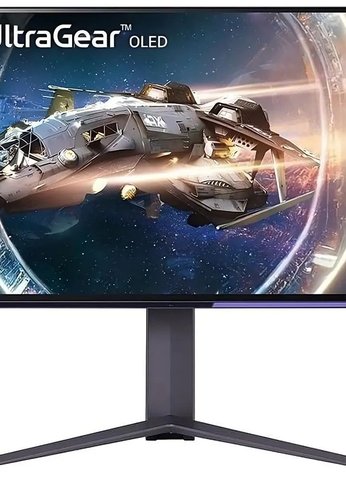 Монитор 27" LG UltraGear 27GR95QE-B черный/OLED/LED/16:9/HDMI/матовая/HAS Piv/200cd/2560x1440/240Hz/G-Sync/FreeSync/Premium/DP/QHD/USB/7. (27GR95QE-B.