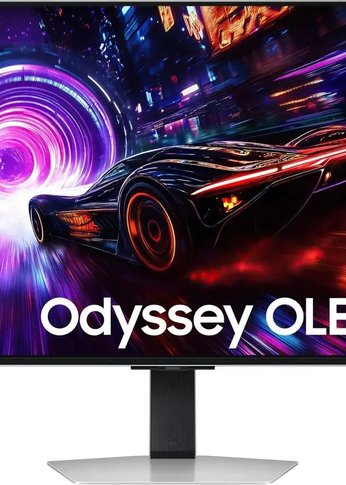 Монитор 32" Samsung Odyssey S32FG812SIXCI OLED G8 серебристый OLED 4K UHD 3840x2160 240Hz (LS32FG812SIXCI)