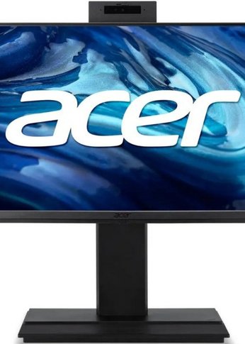 Моноблок 23.8" Acer Veriton VZ4714G Full HD i3 13100 (3.4) 8Gb SSD512Gb UHDG CR noOS GbitEth WiFi BT 65W клавиатура мышь Cam черный 1920x1080