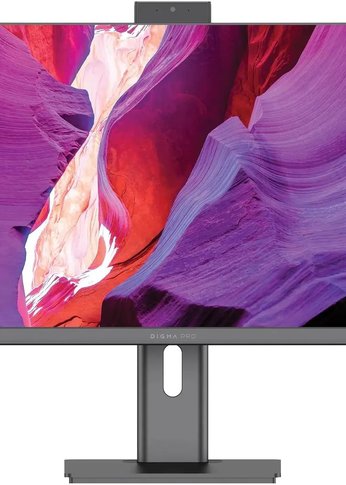 Моноблок 23.8" Digma Pro Unity  Full HD i3 1315U (1.2) 16Gb SSD512Gb UHDG CR Windows 11 Professional GbitEth WiFi BT 90W клавиатура мышь Cam серый/чер