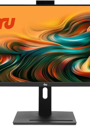Моноблок 23.8" IRU 23IM  Full HD i3 1215U (1.2) 8Gb SSD256Gb UHDG noOS GbitEth WiFi BT 120W Cam черный 1920x1080