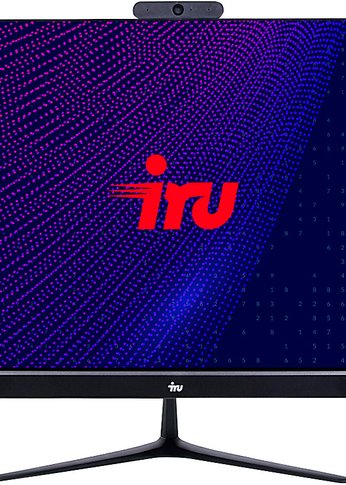 Моноблок 23.8" IRU Office 23IH5P Full HD i3 10100 (3.6) 16Gb SSD256Gb UHDG 630 Free DOS GbitEth WiFi BT 120W Cam черный 1920x1080