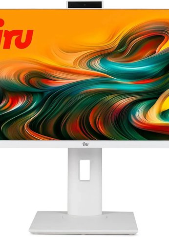 Моноблок 23.8" IRU Tactio Full HD i3 1215U (1.2) 8Gb SSD256Gb CR noOS GbitEth WiFi BT 120W Cam белый 1920x1080