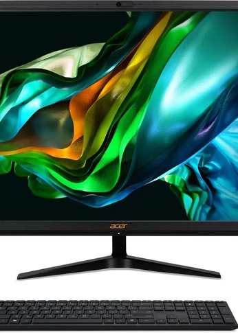 Моноблок 27" Acer Aspire C27-1800 Full HD i3 1305U (1.6) 8Gb SSD512Gb UHDG CR Eshell GbitEth WiFi BT 65W клавиатура мышь Cam черный 1920x1080
