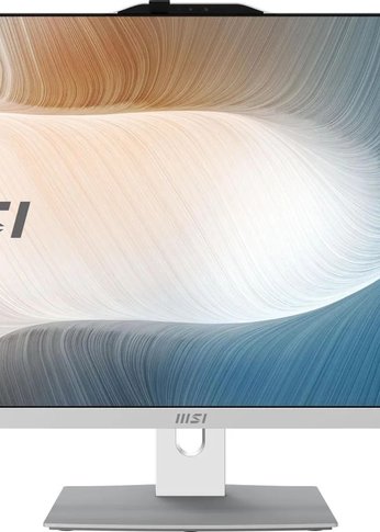 Моноблок 27" MSI Modern AM272P 1M-676XRU Full HD Core 3 100U (1.2) 16Gb SSD512Gb Graphics noOS GbitEth WiFi BT 120W клавиатура мышь Cam белый 1920x108