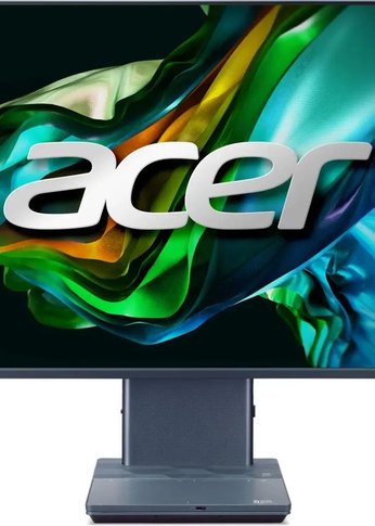 Моноблок 31.5" Acer Aspire S32-1856  WQHD i7 1360P (2.2) 16Gb SSD512Gb Iris Xe CR Eshell GbitEth WiFi BT 180W клавиатура мышь Cam серый 2560x1440