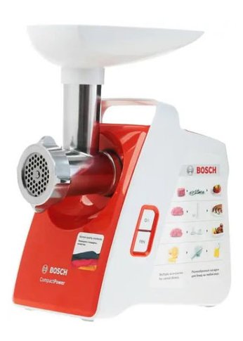 Мясорубка Bosch MFW3630I 1600Вт белый/оранжевый