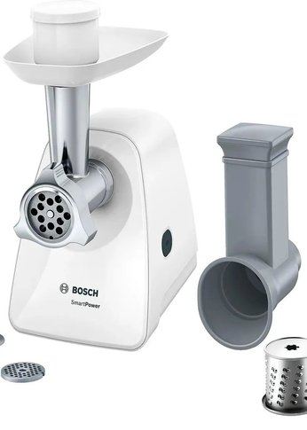 Мясорубка Bosch Smart Power MFW2514W 1500Вт белый