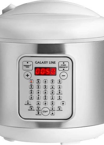 Мультиварка Galaxy Line GL2646 5л 1200Вт белый/серебристый