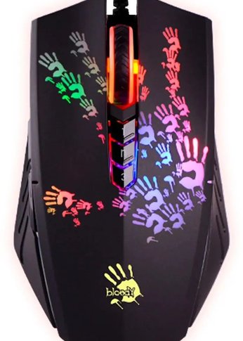 Мышь A4Tech Bloody A60A черный оптическая (6200dpi) USB3.0 (8but)