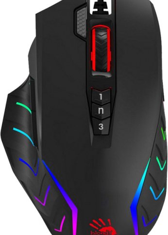 Мышь A4Tech Bloody J95s черный оптическая (8000dpi) USB (9but)
