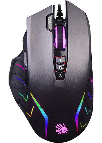 Мышь A4Tech Bloody J95s серый оптическая (8000dpi) USB3.0 (9but)