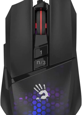 Мышь A4Tech Bloody W65 Max Mini черный оптическая (12000dpi) USB (9but)