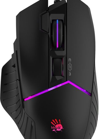 Мышь A4Tech Bloody W95 Max черный оптическая (12000dpi) USB (6but)