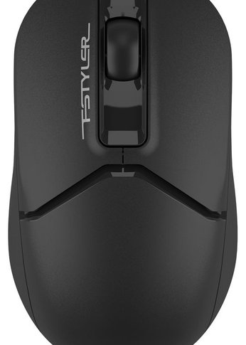 Мышь A4Tech Fstyler FB12 черный оптическая (1200dpi) беспроводная BT/Radio USB (3but)