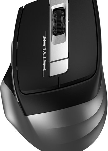 Мышь A4Tech Fstyler FB35 серый оптическая (2000dpi) беспроводная BT/Radio USB для ноутбука (6but)