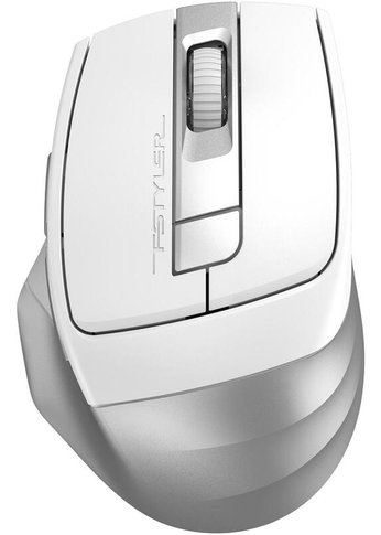 Мышь A4Tech Fstyler FB35C белый оптическая (2400dpi) беспроводная BT/Radio USB (6but)