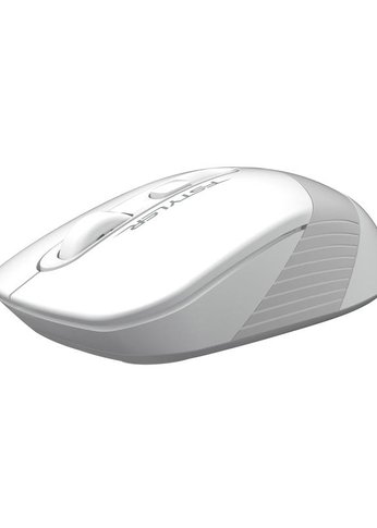 Мышь A4Tech Fstyler FG10 белый/серый оптическая (2000dpi) беспроводная USB (3but)