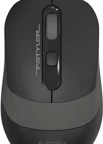 Мышь A4Tech Fstyler FM10ST серый/черный оптическая проводная (1600dpi) silent USB для ноутбука (3but)