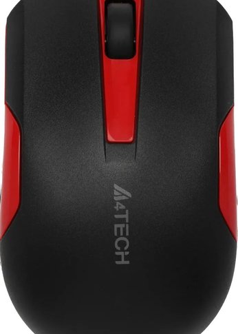 Мышь A4Tech G3-200N черный/красный оптическая (1200dpi) беспроводная USB (2but)