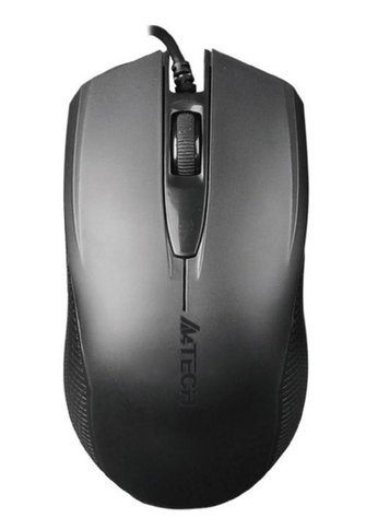 Мышь A4Tech OP-760 черный оптическая (1200dpi) USB (3but)