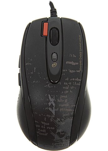 Мышь A4Tech V-Track F5 черный/рисунок оптическая (3000dpi) USB (6but)