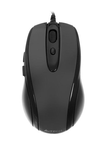 Мышь A4Tech V-Track Padless N-708X серый оптическая (1600dpi) USB (6but)