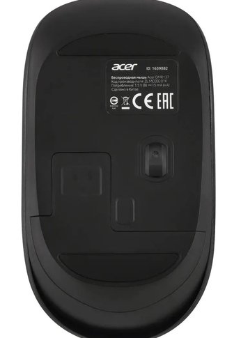 Мышь Acer OMR137 черный оптическая (1600dpi) беспроводная USB (3but)