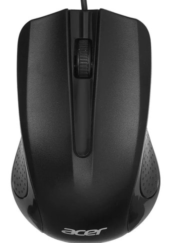 Мышь Acer OMW010 черный оптическая (1200dpi) USB (3but)