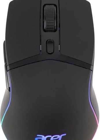 Мышь Acer OMW121 черный оптическая (6400dpi) USB (6but)
