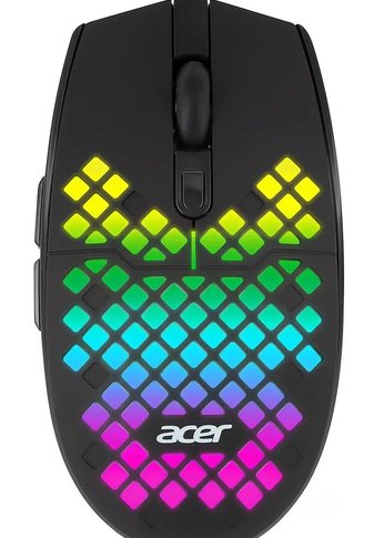 Мышь Acer OMW134 черный оптическая (3200dpi) USB (5but)