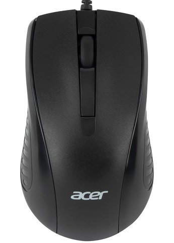 Мышь Acer OMW136 черный оптическая (1000dpi) USB (2but)