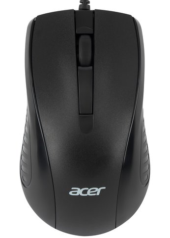 Мышь Acer OMW136 черный оптическая (1000dpi) USB (2but)