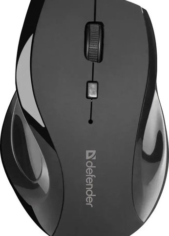 Мышь Defender Accura MM-295 черный оптическая (800-1600dpi) беспроводная (52295)