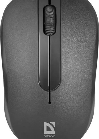 Мышь Defender Datum MM-285 черный,3 кнопки,1600 dpi оптическая беспроводная (52285)