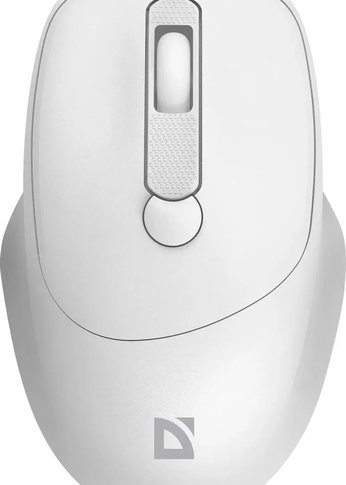 Мышь Defender FEAM MM-296 белый оптический беспроводная (1600dpi) (52297)