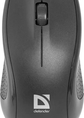 Мышь Defender Optimum MB-160 черный USB оптическая (1000 dpi) проводная 3 кн. (52160)