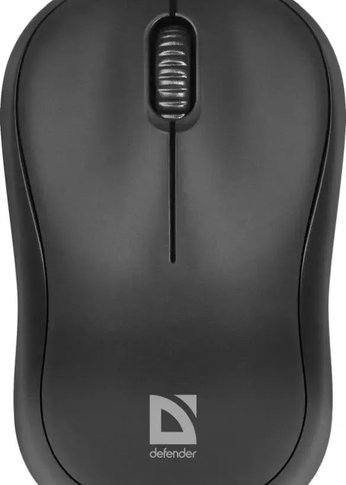 Мышь Defender Patch MS-759 черный оптическая (1000 dpi) проводная 3 кн. (52759)
