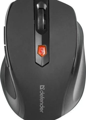 Мышь Defender Ultra MM-315 черный оптическая (800-1600dpi) беспроводная (52315)