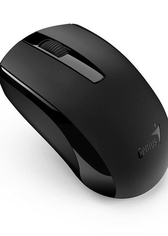 Мышь Genius ECO-8100 черная (Black), 2.4GHz, BlueEye 800-1600 dpi, аккумулятор NiMH new package