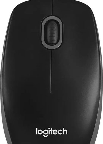 Мышь Logitech B100 for business черный оптическая (1000dpi) USB (2but)