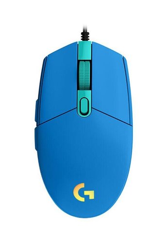 Мышь Logitech G102 LightSync оптическая проводная USB синий 910-005810