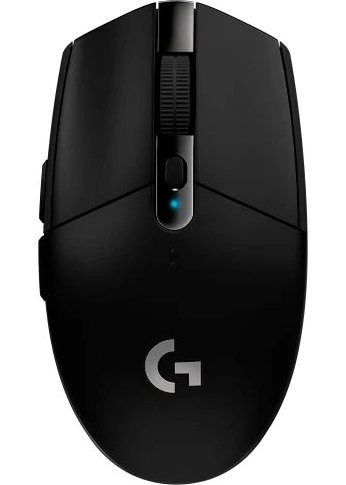 Мышь Logitech G304 Lightspeed черный оптическая 12000dpi беспров. USB 5but (910-005284)