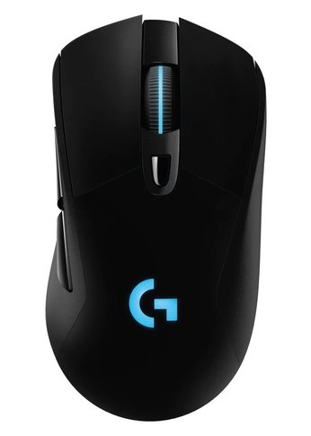 Мышь Logitech G703 Lightspeed черная оптическая беспроводная игровая 100-25600dpi (910-005644)