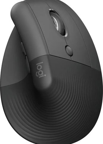 Мышь Logitech Lift графитовый/черный оптическая (1000dpi) беспроводная USB