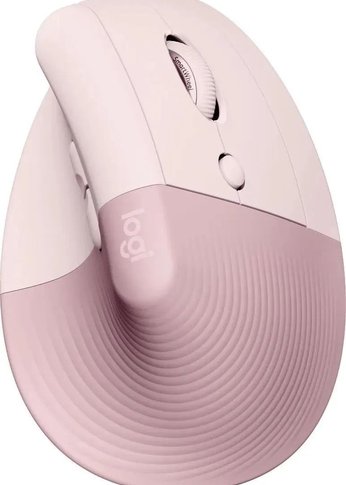 Мышь Logitech Lift розовый оптическая (4000dpi) беспроводная BT/Radio USB (5but)