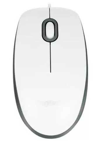 Мышь Logitech M100 белый проводная [910-006764]