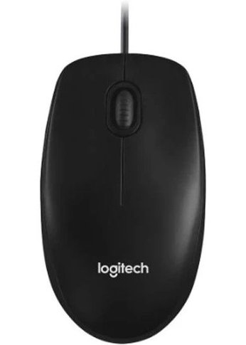 Мышь Logitech M100 оптическая проводная USB темно-серый 910-005006
