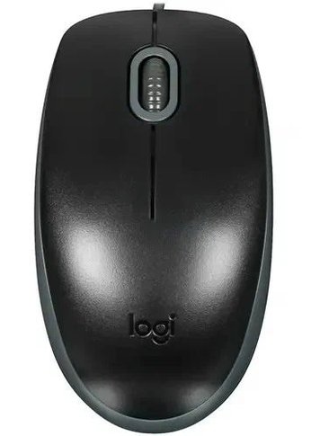 Мышь Logitech M110 черный оптическая проводная (1000dpi) USB